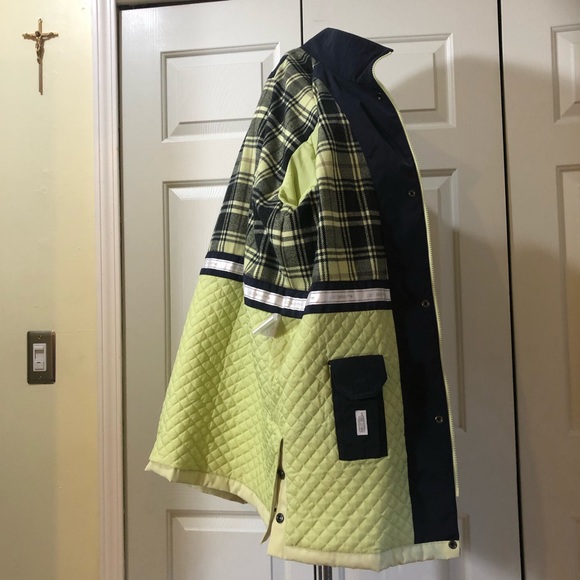 Liz Claiborne Hoodie Pockets Zip Snaps Jacket Coat Mint Green Size XL - Picture 9 of 15